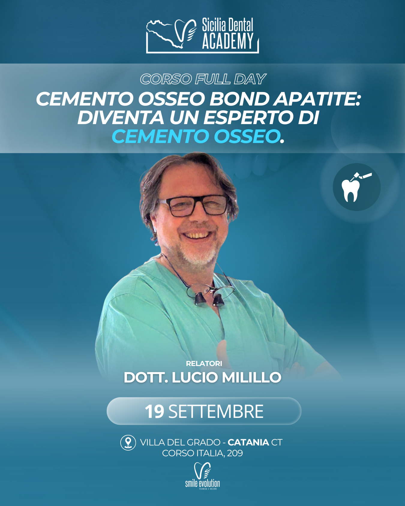 Locandina Rigenerazione ossea senza membrane
